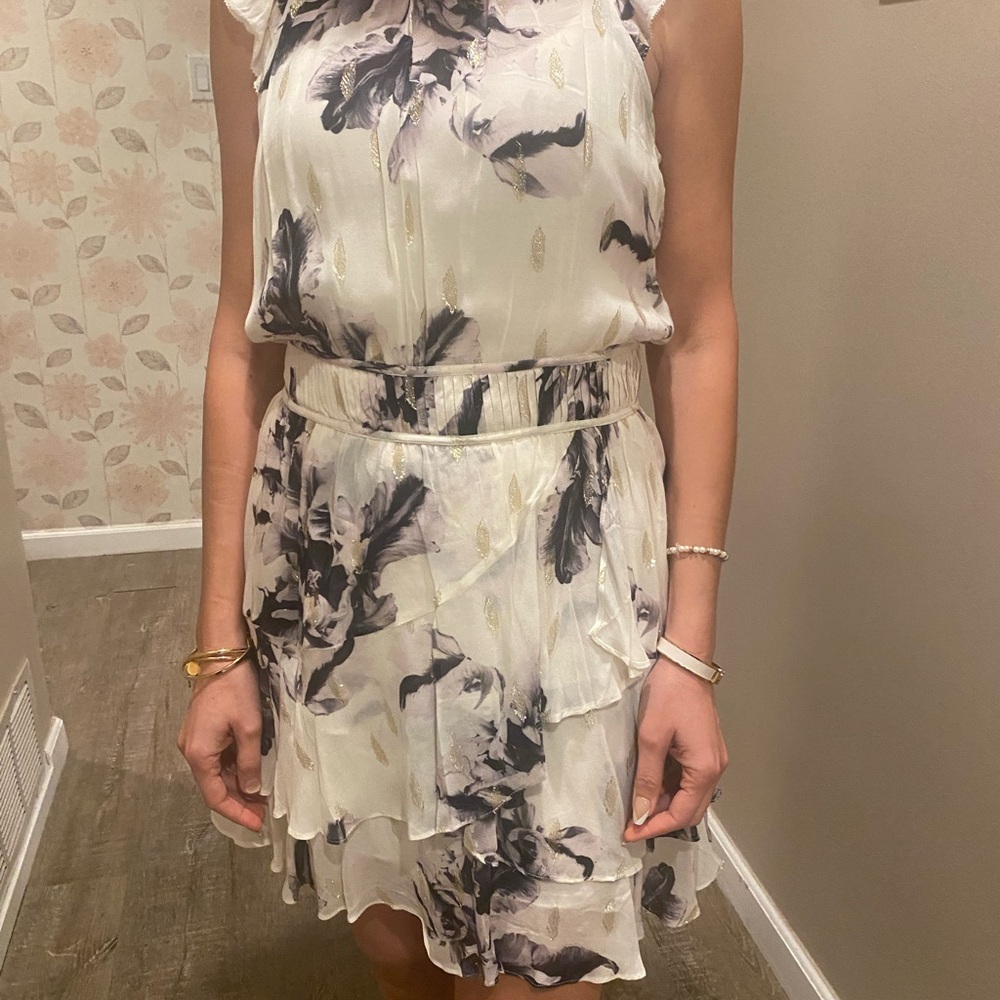 Floral Print Sleeveless All Saints Dress
